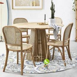 Meja Kursi Cafe Rotan Terbaru Jepara