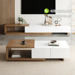 Jual Bufet Meja TV Kayu Jati Furniture Jepara