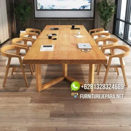 Meja Kursi Kayu Jati Ruang Makan Restoran