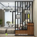 Penyekat Ruangan Minimalis Kayu Jati