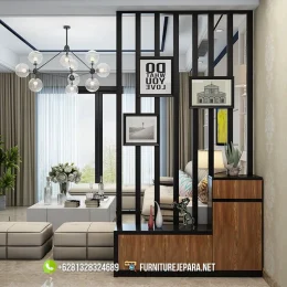 Penyekat Ruangan Minimalis Kayu Jati