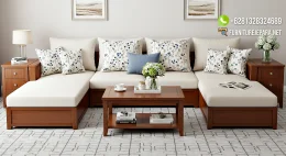 Sofa Jati Minimalis Model Daybed Modern