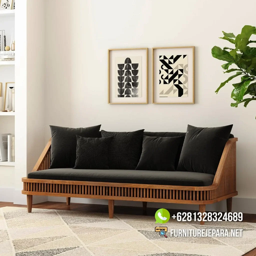 Sofa Kayu Jati Terbaru Ruang Tamu