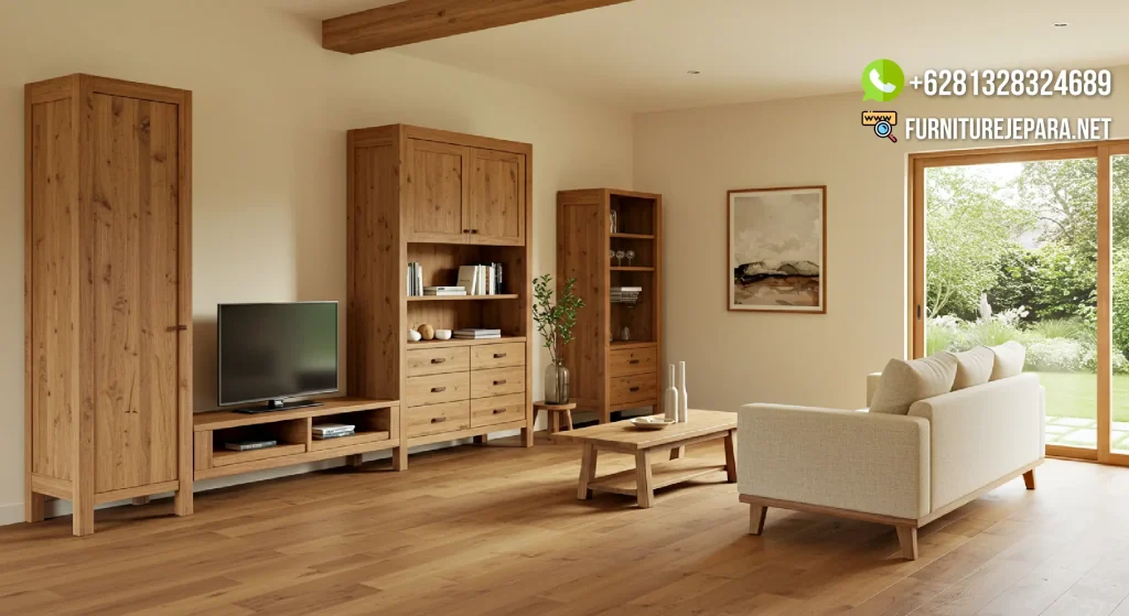 Sofa Minimalis Ruang TV Rumah Modern