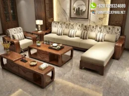 Jual Kursi Tamu Jati Minimalis Modern