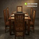 Dining Set 6 Kursi Meja Makan Minimalis Jepara Furniture Harga Net